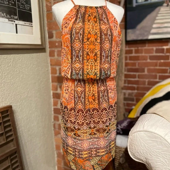 London Times | Dresses | Nwot London Times Paisley Print Halter Dress |  Poshmark